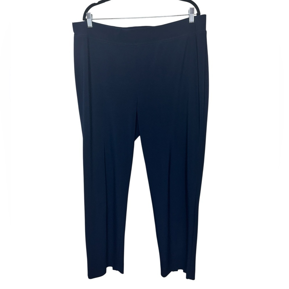 Joseph Ribkoff Navy Blue Stretch Pull-On Pants